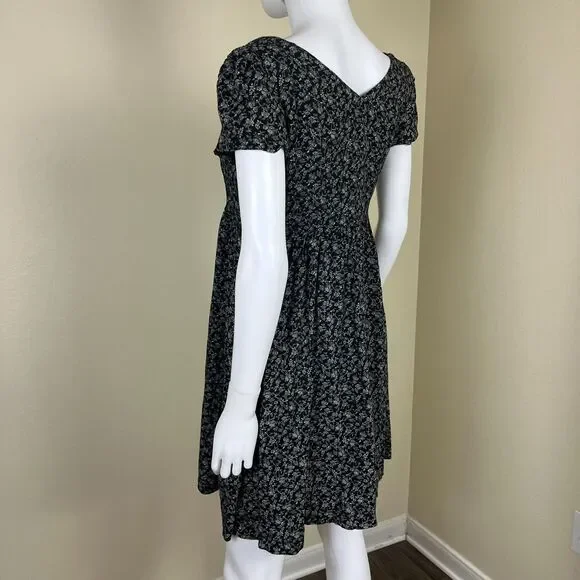 Denim & Supply Ralph Lauren Women Size S Ditsy Floral Mini Skater Babydoll Dress - Picture 14 of 16